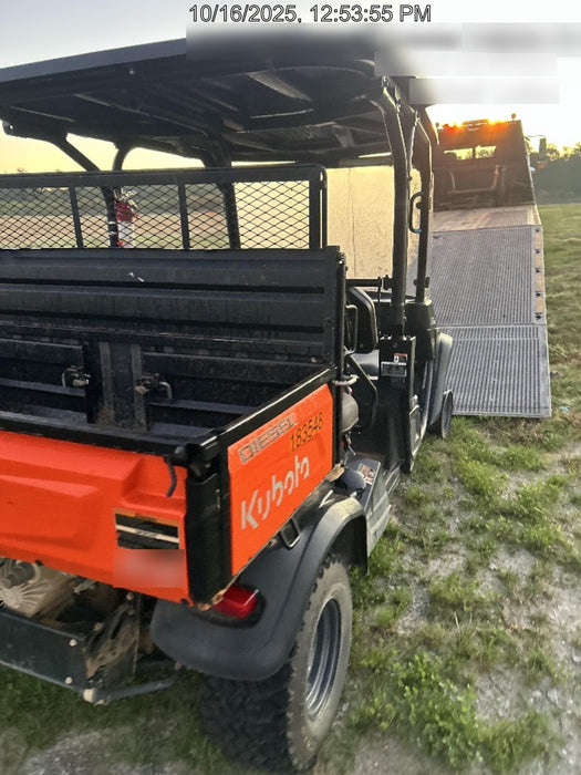 Kubota RTV-X1140W-H Plastic Canopy, Windshield Acrylic Clear, LED Strobe Light, Wire Harness Kit, Back up Alarm