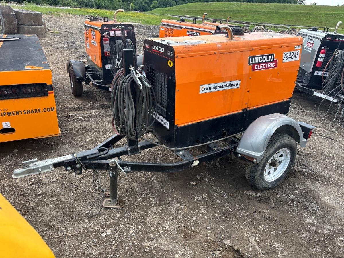 2023 Lincoln Electric LE400 Kubota V1505, Trlr, Cable Rack, Light Kit, ES Decals, T3