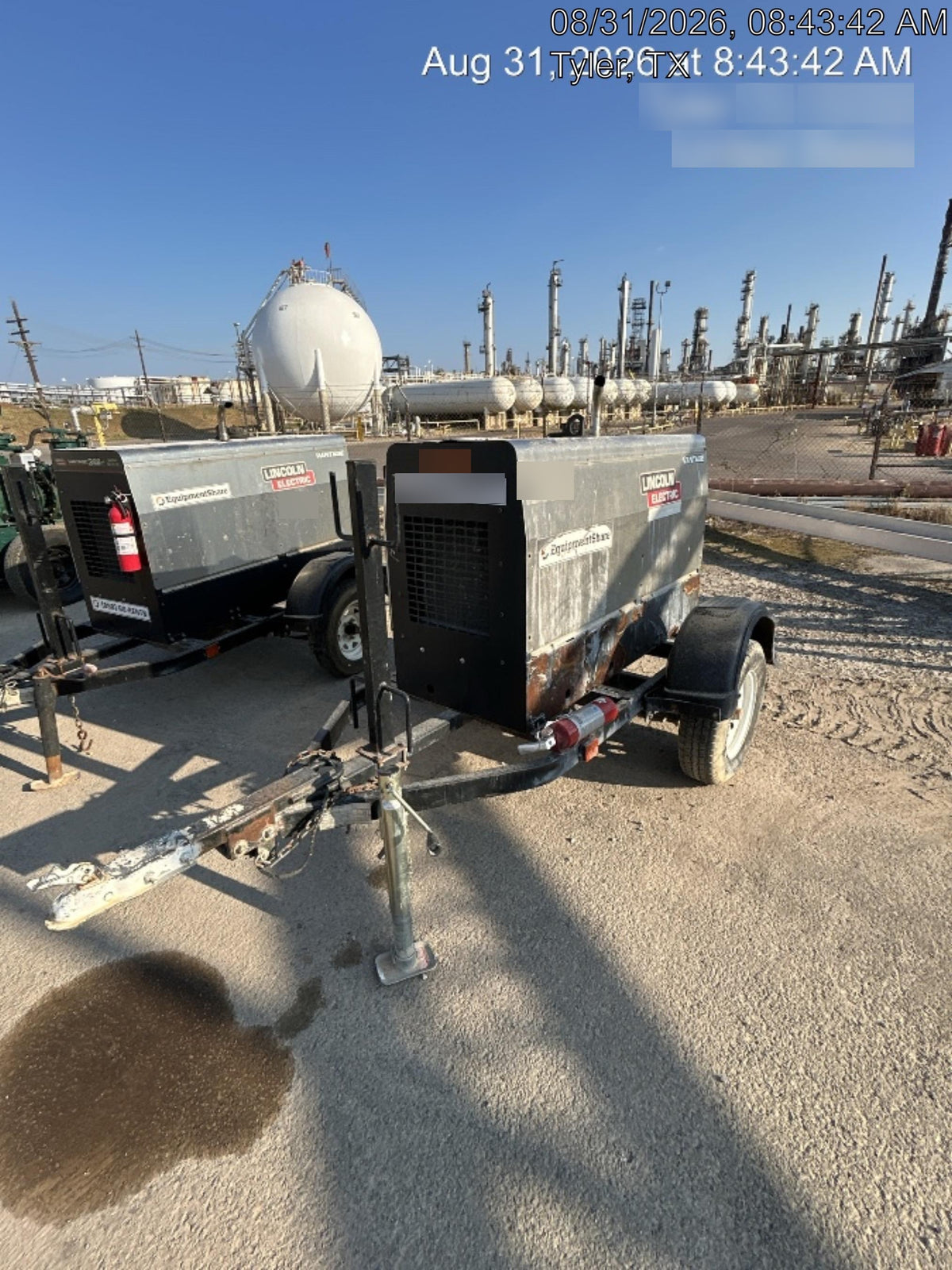 Lincoln Electric Vantage 322 Lincoln Vantage 322 Welder w/Trailer