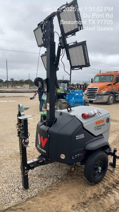 2024 Wacker Neuson LTT4 Diesel, Kohler KDW702, Deep Sea Controller, Auto Start, LED 320W, Bypass Outlet, T3