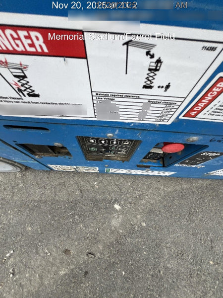 2018 Genie GS-1930 Genie GS-1930 w/Fixed Rail, Chain Entry