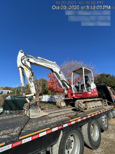 2019 Takeuchi TB260 Takeuchi TB260 Canopy w/Rubber Tracks, Auxiliary Hydraulics, Standard Blade, Manual QC