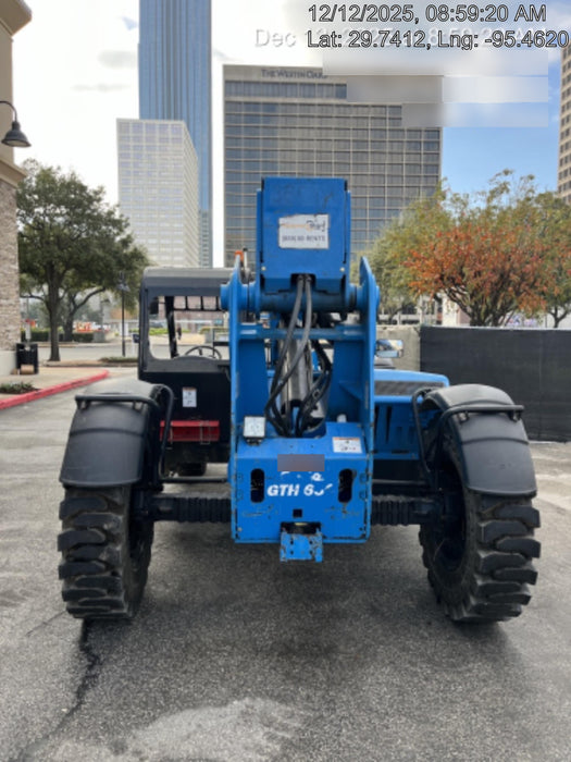 2019 Genie GTH-636 Canopy, Solid RT Tires, LED Work Lights, Beacon 60" QA Carriage, 48" Forks