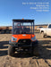 2022 Kubota RTV-X1140W-H Plastic Canopy, Windshield Acrylic Clear, LED Strobe Light, Wire Harness Kit, Back up Alarm