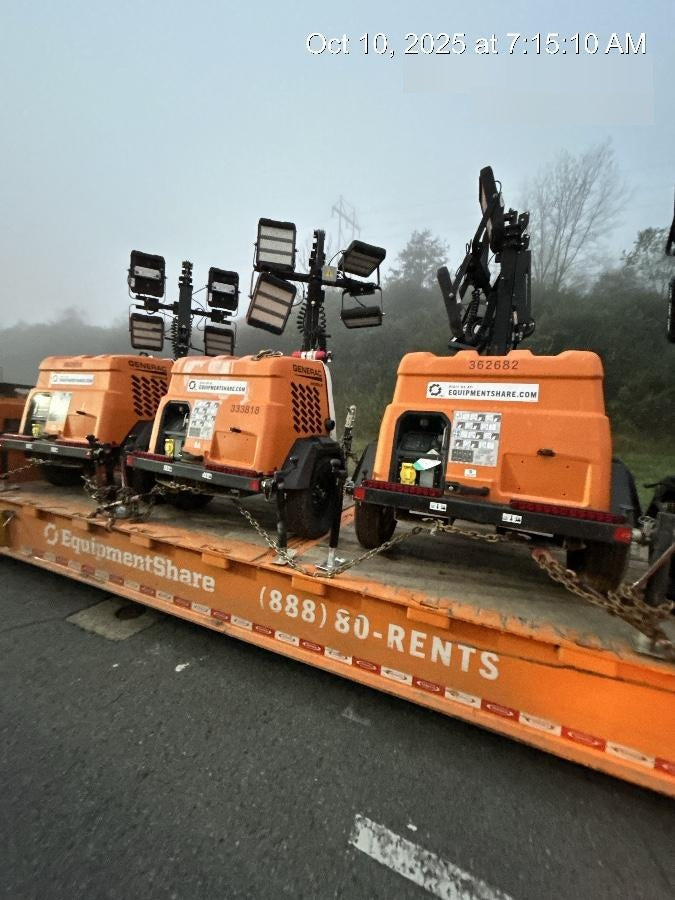 2023 Generac MLT2 Diesel, Flex Switch 120V Input, Powerzone Controller, 
(4) 320W LED Lights, 4kW Generator, 39.9 Gal Fuel Tank, 2" Ball, T3