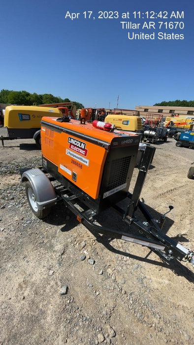 2022 Lincoln Electric LE400 Kubota V1505, Trlr, Cable Rack, Light Kit, ES Decals, T3