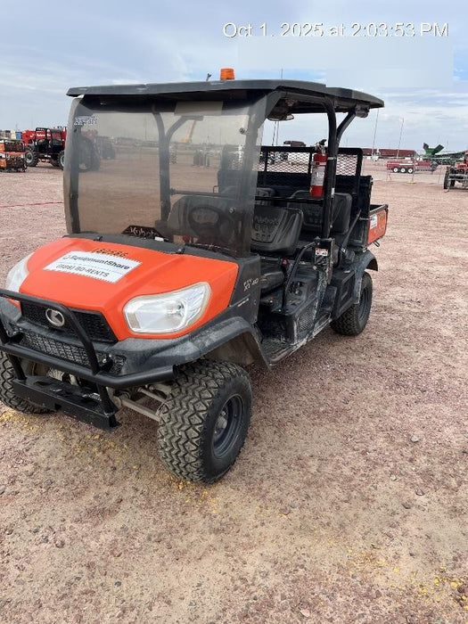 2021 Kubota RTV-X1140W-H Plastic Canopy, Windshield Acrylic Clear, LED Strobe Light, Wire Harness Kit, Back up Alarm