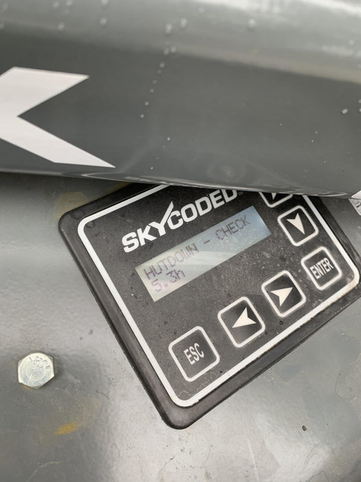 2020 Skyjack SJIII-3219 Solid NM Tires, Half height spring hinged entry gate, Dual Beacons, 800W Inverter