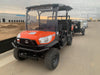 2022 Kubota RTV-X1140W-H Plastic Canopy, Windshield Acrylic Clear, LED Strobe Light, Wire Harness Kit, Back up Alarm