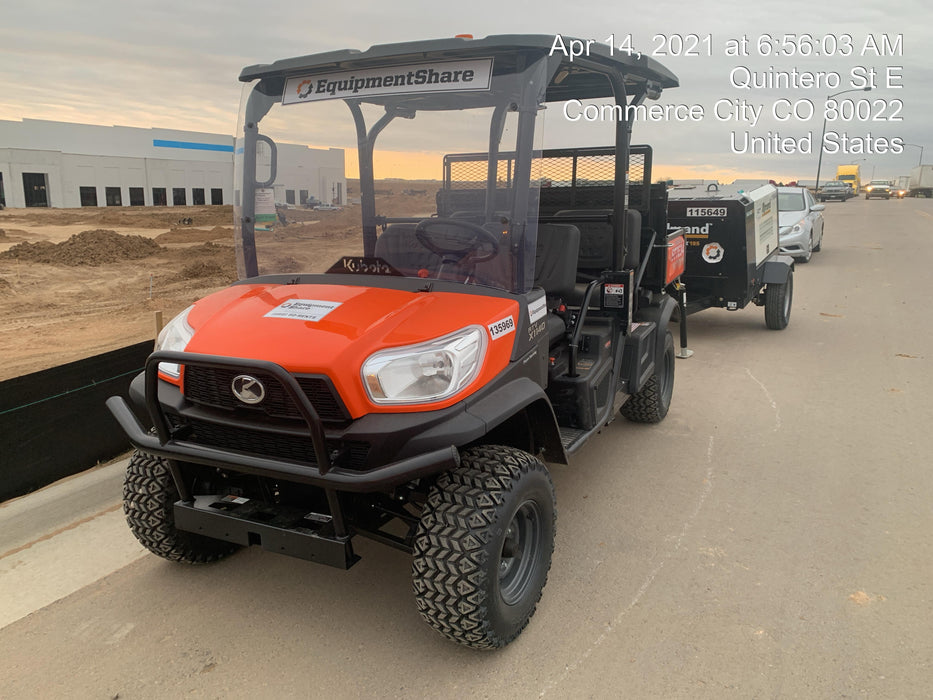 2022 Kubota RTV-X1140W-H Plastic Canopy, Windshield Acrylic Clear, LED Strobe Light, Wire Harness Kit, Back up Alarm