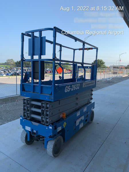 2019 Genie GS-2632 Folding Rails, Swing Gate, EE Rated