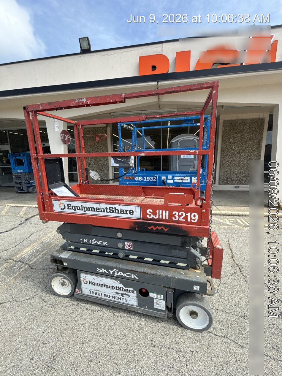 2019 Skyjack SJIII-3219 Standard Options, Trojan Batteries