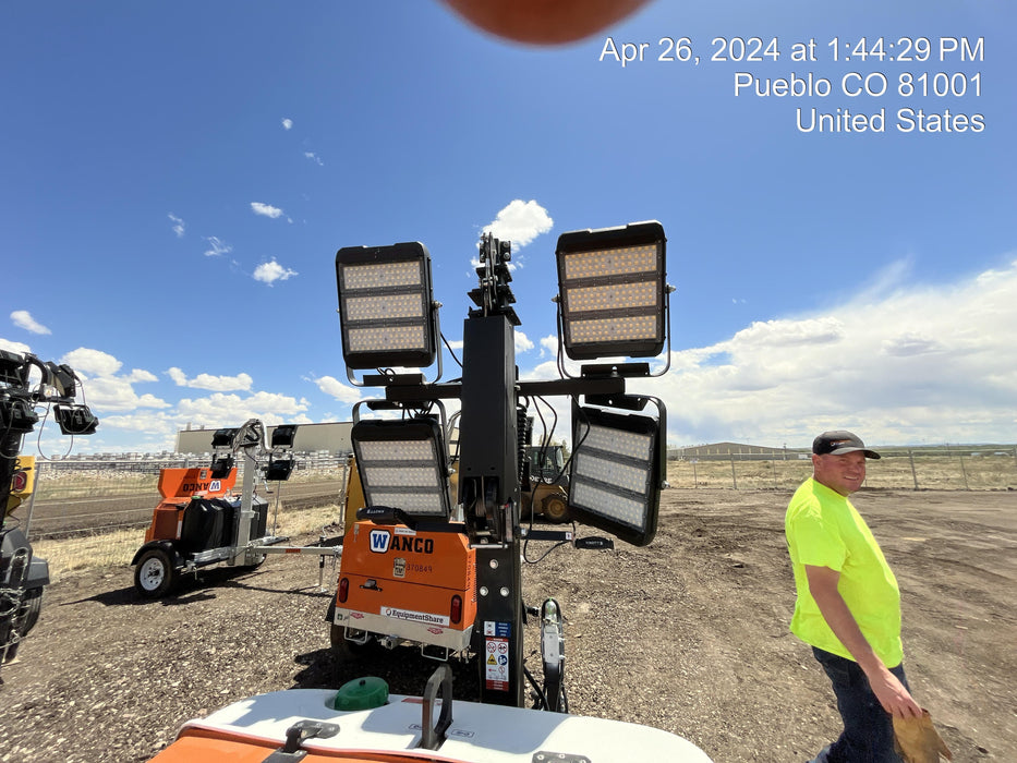 2023 Generac MLT2 Diesel, Flex Switch 120V Input, Powerzone Controller, 
(4) 320W LED Lights, 4kW Generator, 39.9 Gal Fuel Tank, 2" Ball, T3