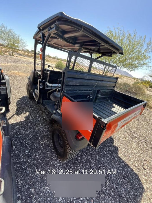 2022 Kubota RTV-X1140R-H Plastic Canopy, Windshield Acrylic Clear, LED Strobe Light, Wire Harness Kit, Back up Alarm