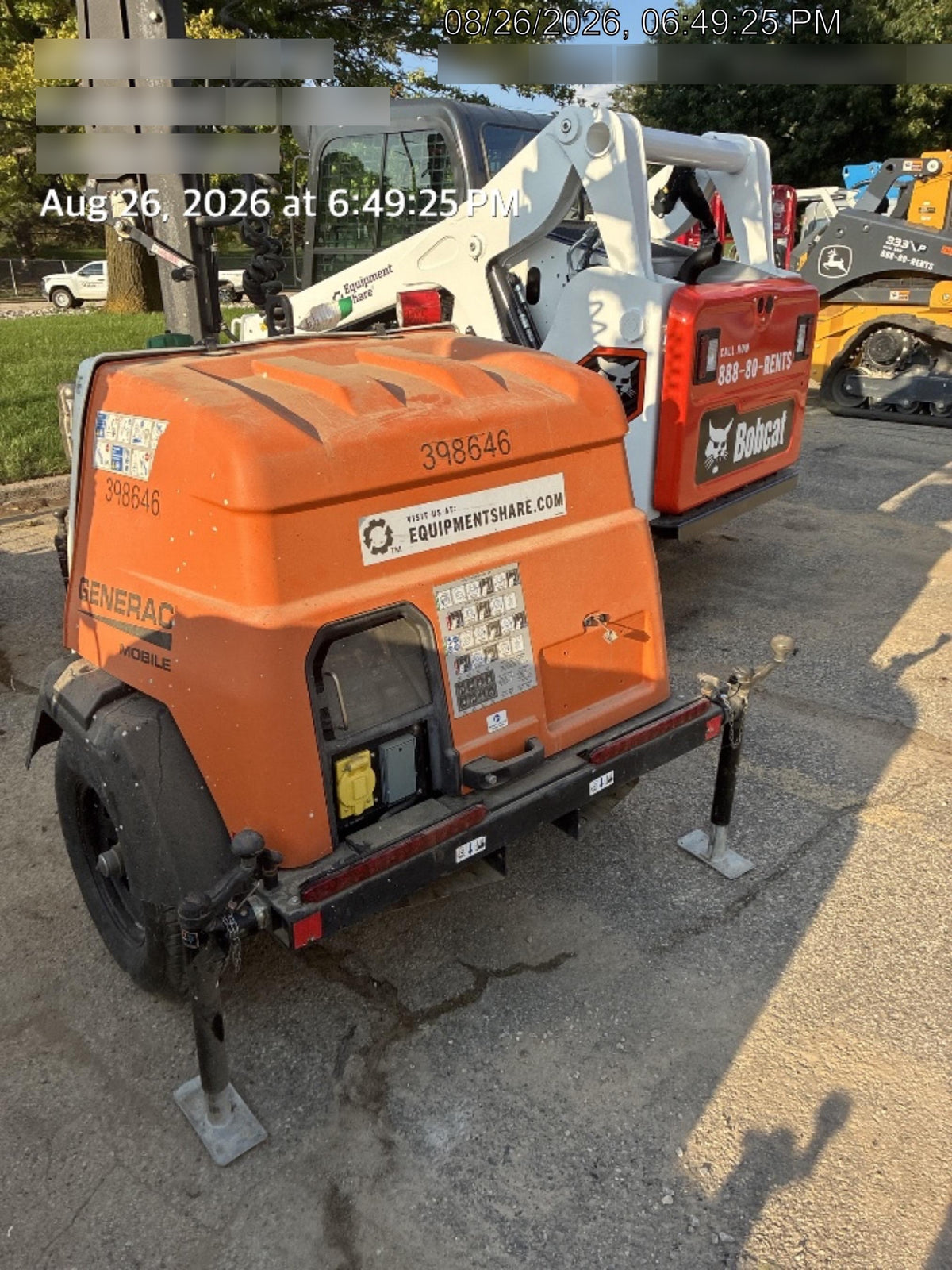 2024 Generac MLT2 Diesel, Flex Switch 120V Input, Powerzone Controller, 
(4) 320W LED Lights, 4kW Generator, 39.9 Gal Fuel Tank, 2" Ball, T3