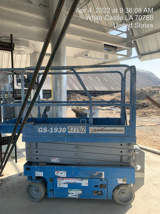 2019 Genie GS-1930 Fixed Rails with Chain Entry