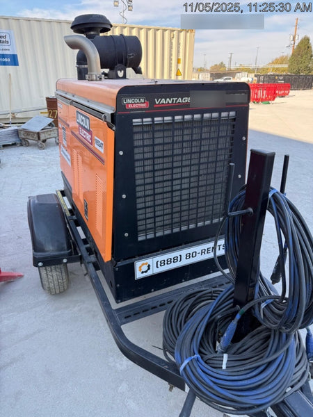 2021 Lincoln Electric Vantage 549X Ready Pak 3, ORANGE (includes trailer, cable rack, fender light kit)