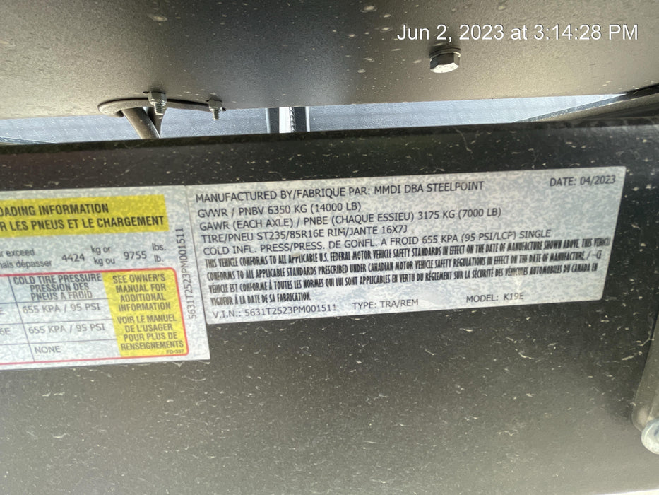 2023 STEELPOINT K19E