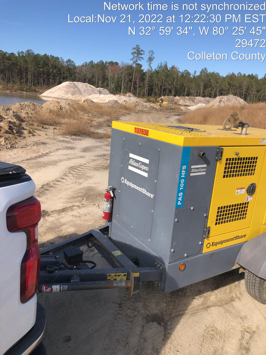 2021 ATLAS COPCO PAS 100 HF CS Enclosed