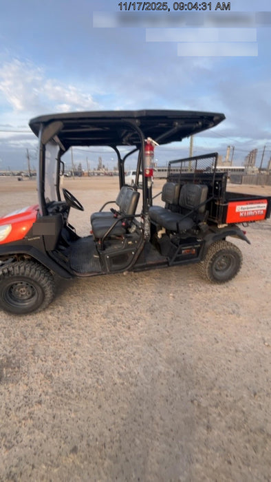 Kubota RTV-X1140W-H Canopy, 4-Seater, Diesel, Windshield Acrylic Clear, Strobe Light, Backup Alarm