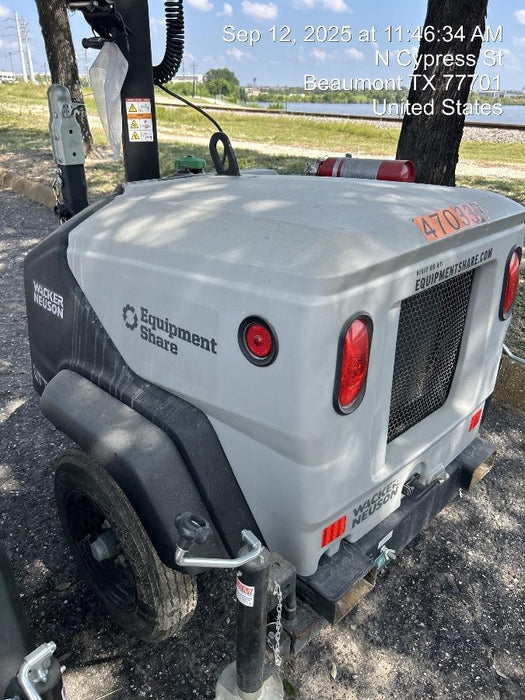 2024 Wacker Neuson LTT4 Diesel, Kohler KDW702, Deep Sea Controller, Auto Start, LED 320W, Bypass Outlet, T3