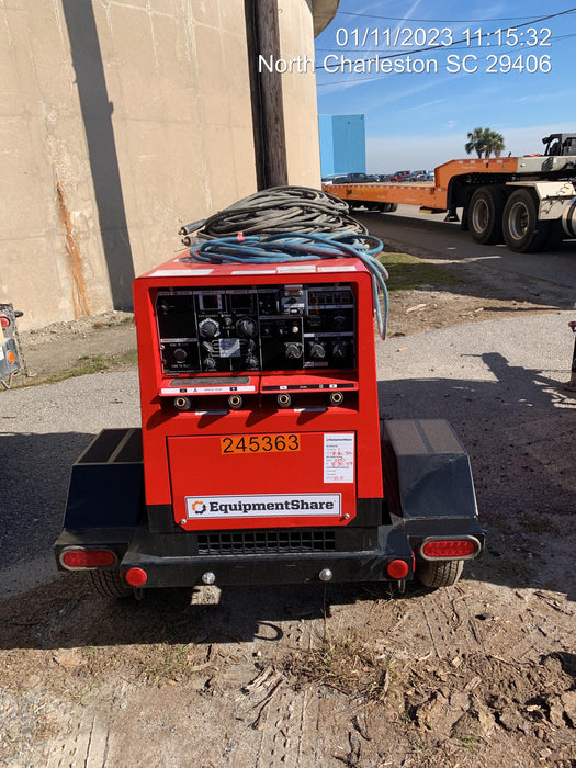 2022 Shindaiwa DGW400MDL Kubota D902 Engine, 23 HP, Dual Op Welder, Wire, Arc, Droop Stick, Tig, and CC Stick Functionality, Simulphase, 3 Phase and 1 Phase Gen Output, Single Axle NB Trlr, Slr Trckl Chrg 12V 12W, Fire Ext