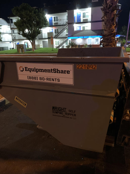 2021 GLOBAL 4cy Self-Dump Hopper w/Poly Caster Kit Global