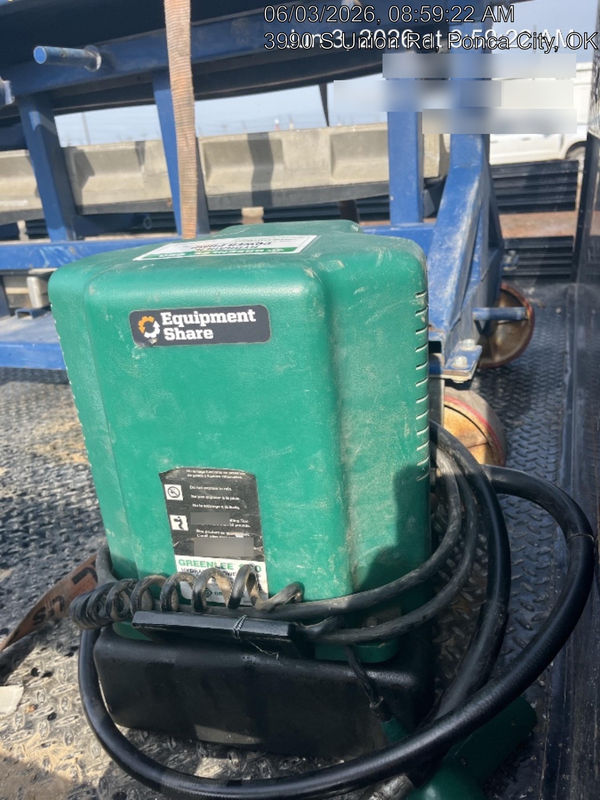 2020 GREENLEE 881CTE980