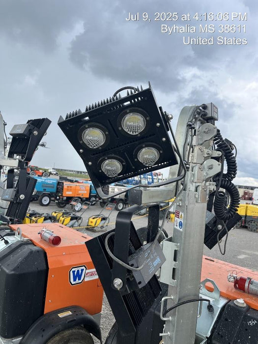 2024 Wanco WLTT-4MM4K Diesel, Mitsubishi L2E, 9.0HP @1800 rpm, Deep Sea Controller, Shore Power Plug, Auto Start, (4) 350W LED Floodlights, 4kW Generator, 60 Gal Fuel Tank, 2" Ball, T3