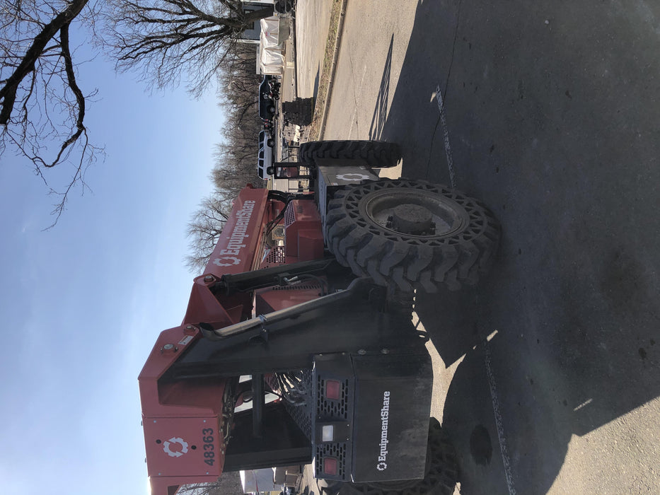 2020 Manitou MTA8044 74hp T4F, Cab/Heat/Air, Cab and Boom LED work lights, Auxiliary Hydraulics, Solid Tires, Amber strobe, Lift Hook w/66" Carriage, 60" Forks