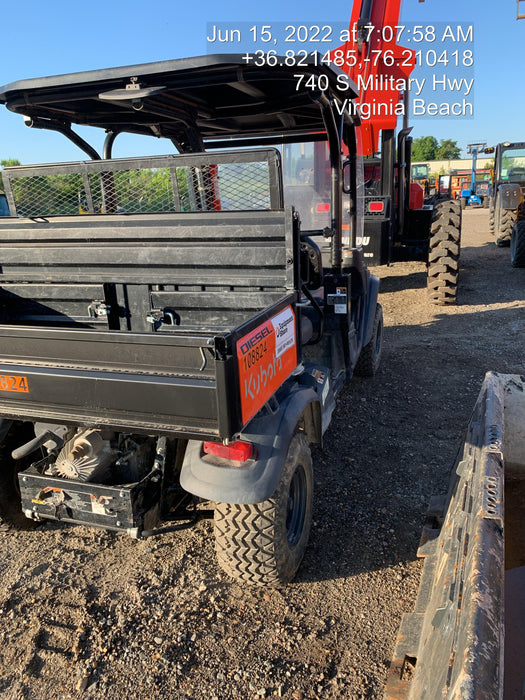 2020 Kubota RTV-X1140W-H Canopy, 4-Seater, Diesel, Windshield Acrylic Clear, Strobe Light, Backup Alarm