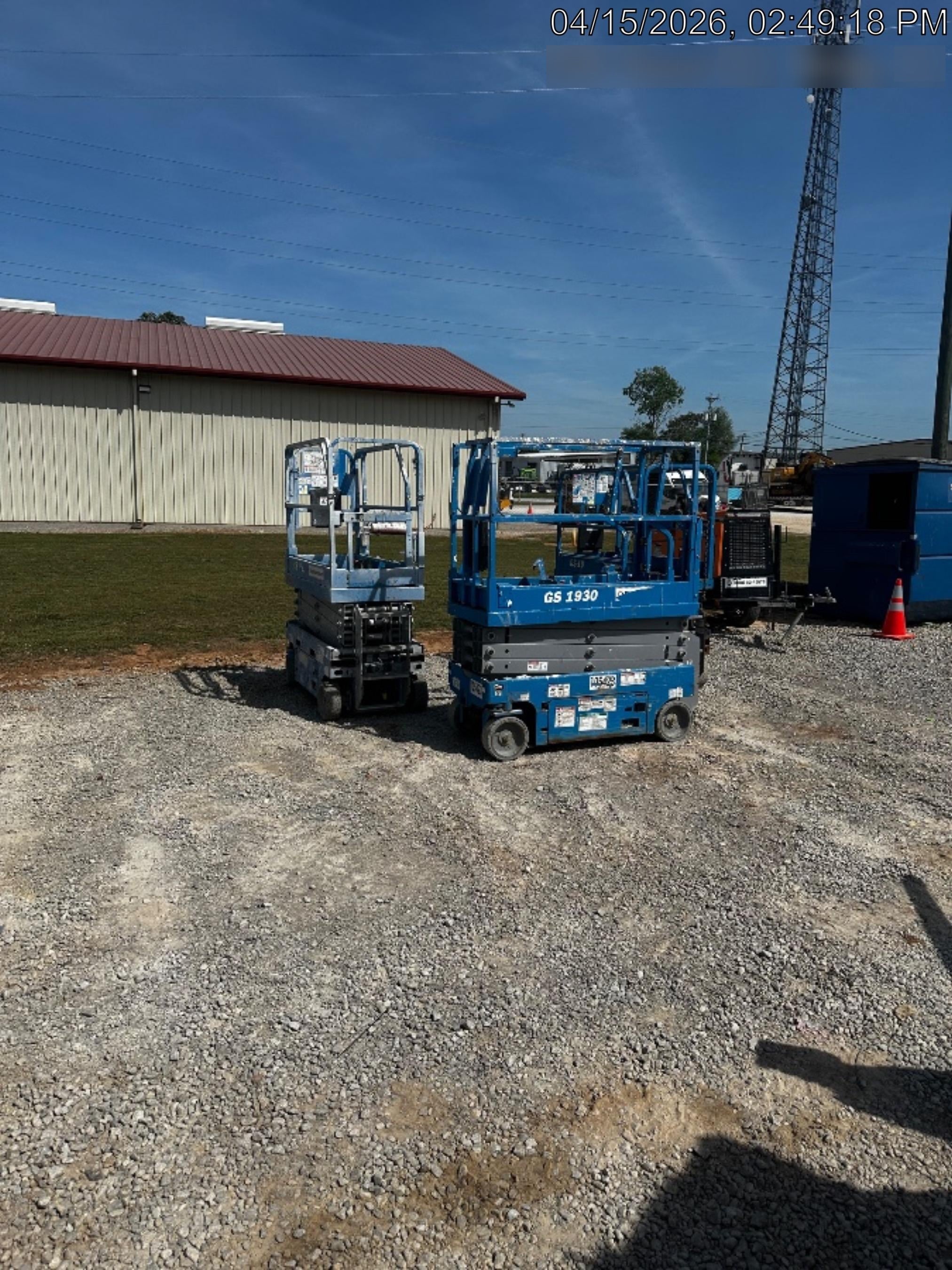 2020 Genie GS-1930 Solid Non Marking Tires, Beacon, Folding rails with half height swing gate