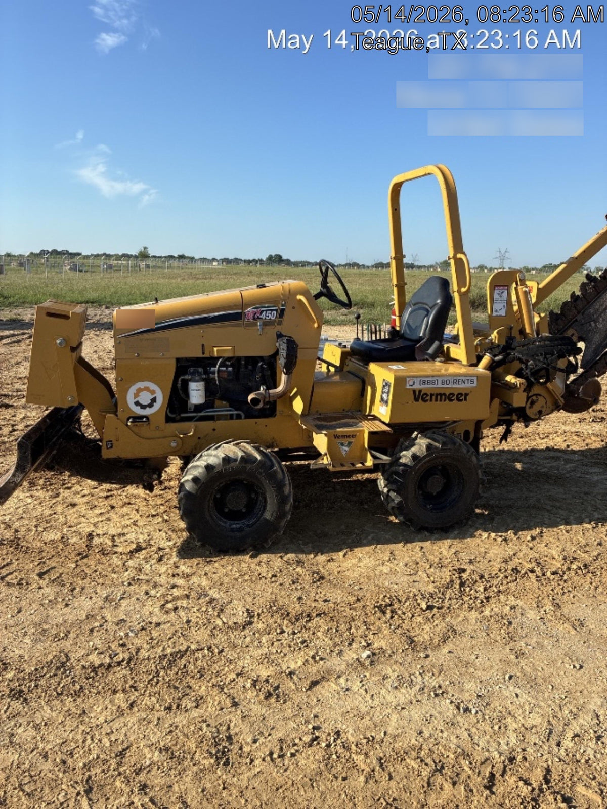 2019 VERMEER RTX450