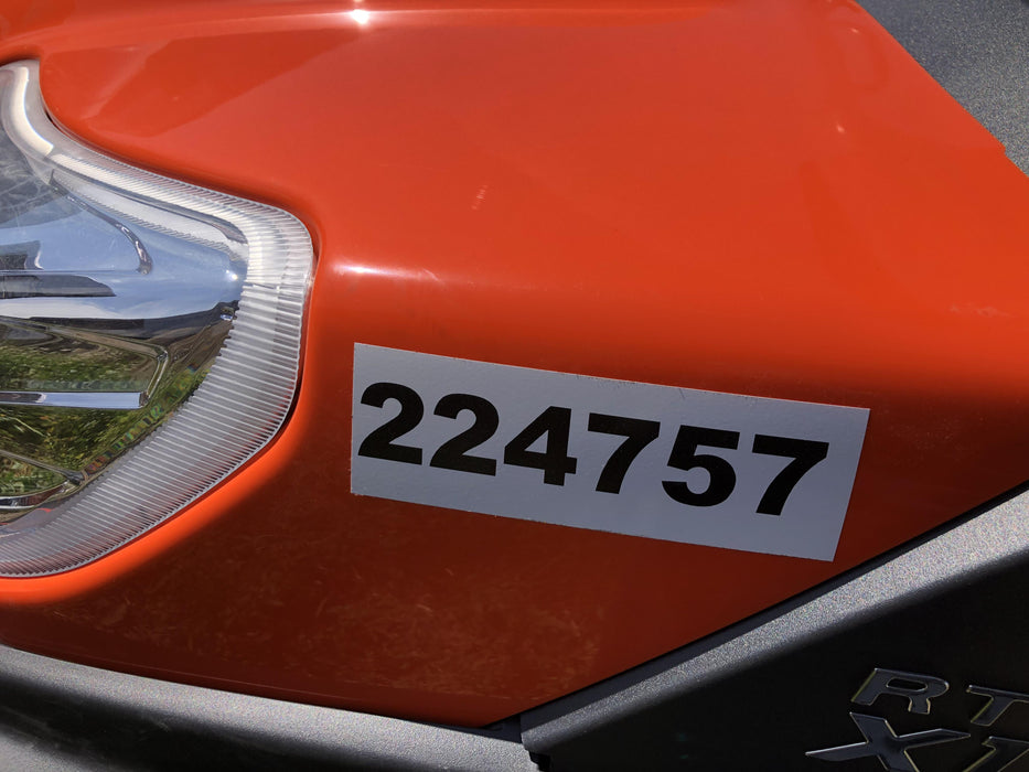 2022 Kubota RTV-X1140W-H Plastic Canopy, Windshield Acrylic Clear, LED Strobe Light, Wire Harness Kit, Back up Alarm