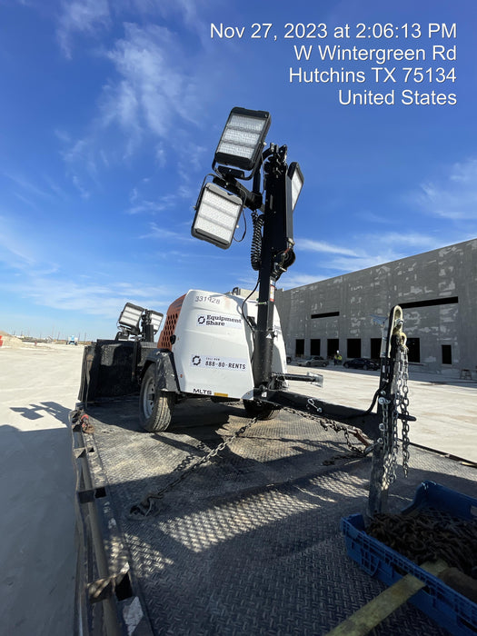 2023 Generac MLT2 Diesel, Flex Switch 120V Input, Powerzone Controller, (4) 320W LED Lights, 4kW Generator, 39.9 Gal Fuel Tank, 2" Ball, T3