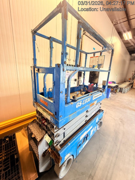 2020 Genie GS-1930 Solid Non Marking Tires, Beacon, Folding rails with half height swing gate