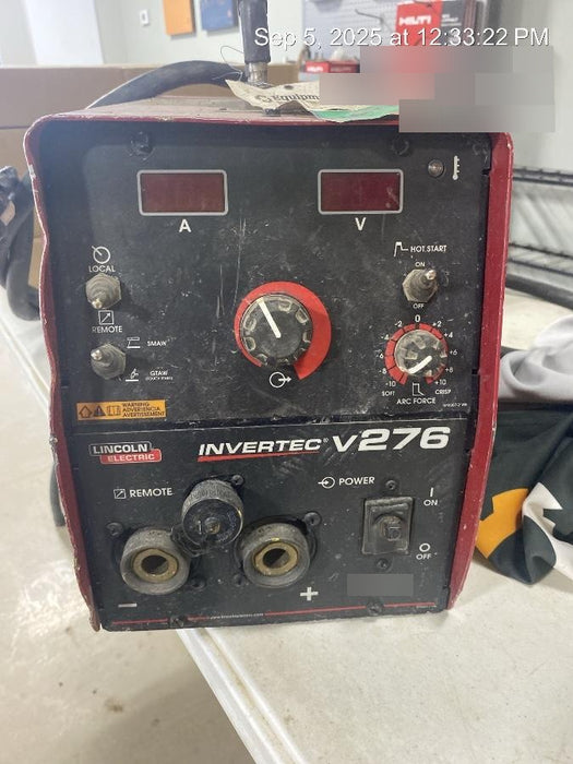 2021 LINCOLN ELECTRIC INVERTEC V276