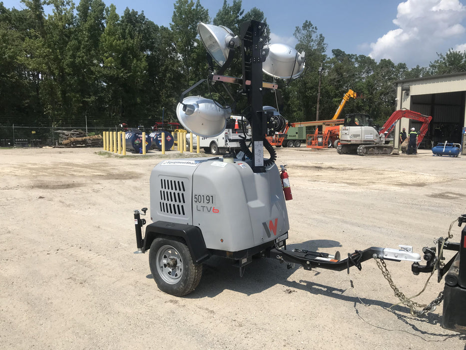 2019 Wacker Neuson LTV6L-MH Mobile Light Tower w/Fuel Level Sensor Installed