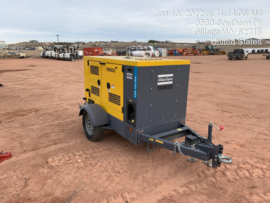 2020 ATLAS COPCO PAS 100 HF CS Enclosed