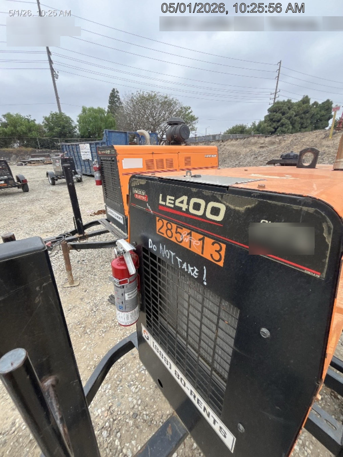 2022 Lincoln Electric LE400 Kubota V1505, Trlr, Cable Rack, Light Kit, ES Decals, T3