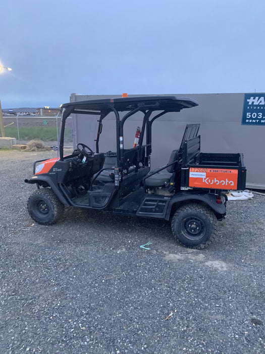 2022 Kubota RTV-X1140W-H Plastic Canopy, Windshield Acrylic Clear, LED Strobe Light, Wire Harness Kit, Back up Alarm