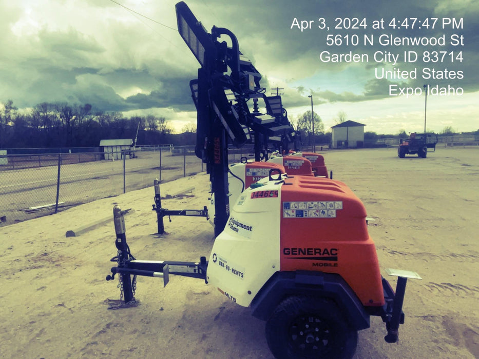 2023 Generac MLT2 Diesel, Flex Switch 120V Input, Powerzone Controller, (4) 320W LED Lights, 4kW Generator, 39.9 Gal Fuel Tank, 2" Ball, T3