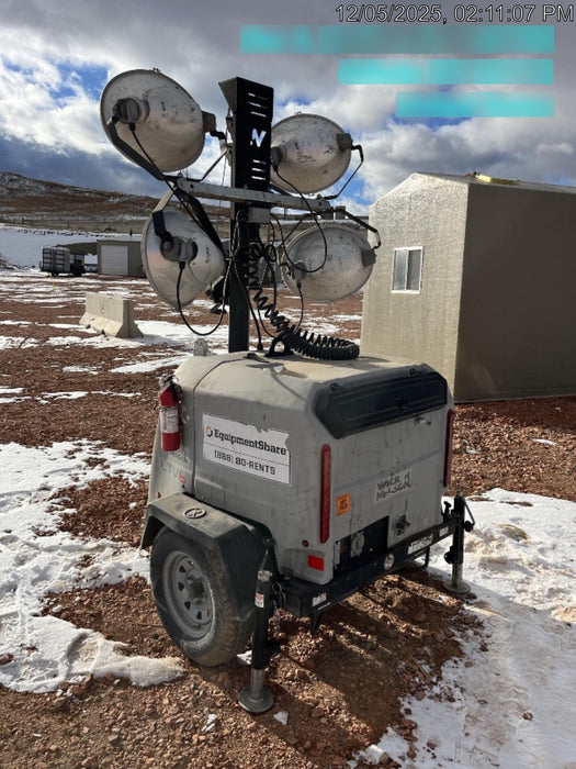 Wacker Neuson LTV6K-MH Wacker Neuson LTV6K Mobile Light Tower w/Fuel Level Sensor Installed