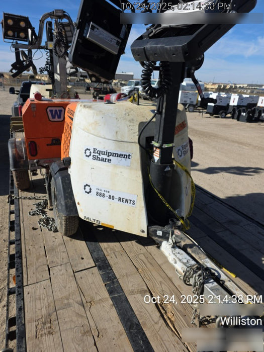 2024 Generac MLT2 Diesel, Flex Switch 120V Input, Powerzone Controller, 
(4) 320W LED Lights, 4kW Generator, 39.9 Gal Fuel Tank, 2" Ball, T3