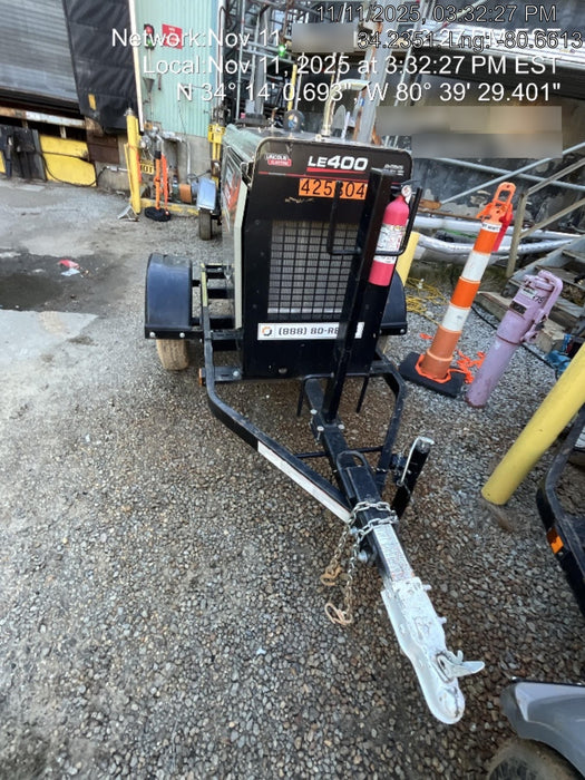 2024 Lincoln Electric LE400 Kubota V1505, Trlr, Cable Rack, Light Kit, ES Decals, T3