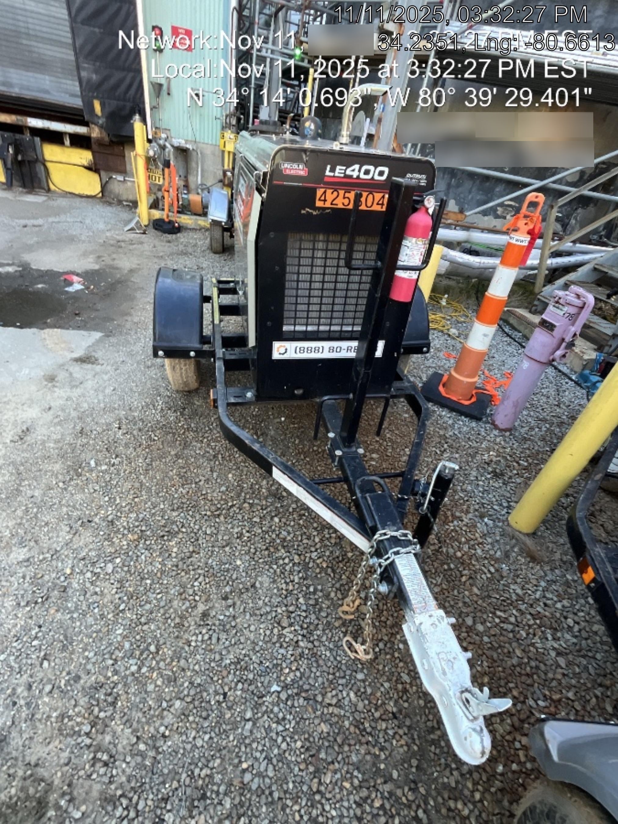 2024 Lincoln Electric LE400 Kubota V1505, Trlr, Cable Rack, Light Kit, ES Decals, T3