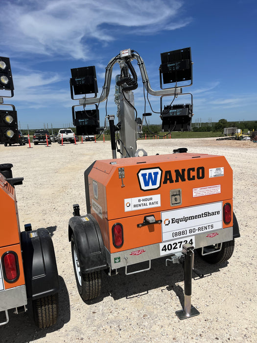 2024 Wanco WLTT-4MM4K Diesel, Deep Sea Controller, Shore Power Plug, Auto Start, (4) 350W LED Floodlights, 4kW Generator, 60 Gal Fuel Tank, 2" Ball, T3