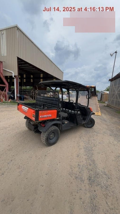 2020 Kubota RTV-X1140W-H 4WD utility cart -LED strobe -Windshield tempered glass -Plastic canopy -Wire harness kit -Backup alarm