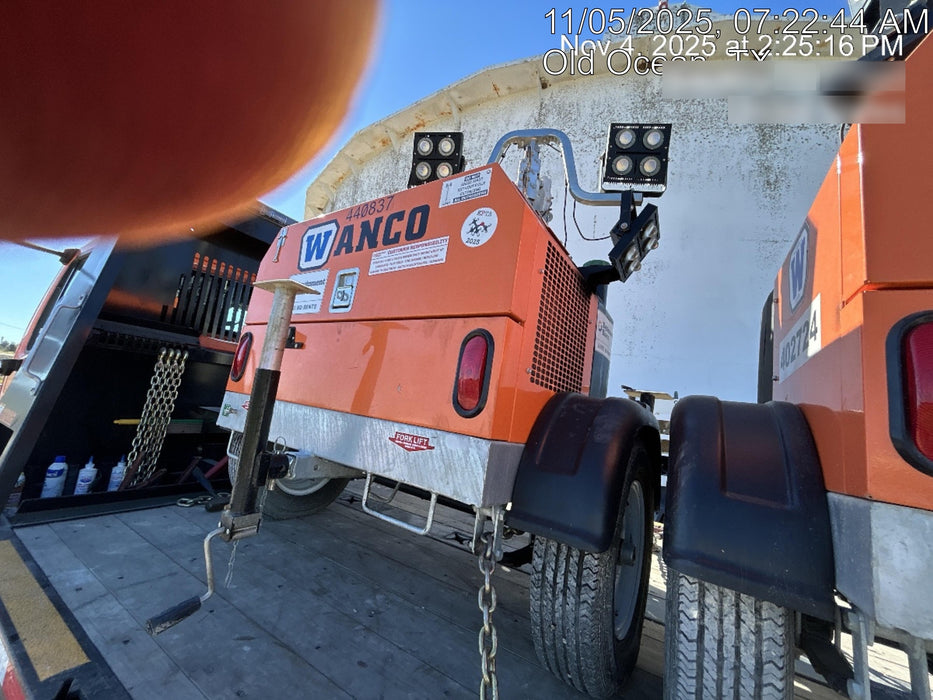 2024 Wanco WLTT-4MM4K Diesel, Deep Sea Controller, Shore Power Plug, Auto Start, (4) 350W LED Floodlights, 4kW Generator, 60 Gal Fuel Tank, 2" Ball, T3