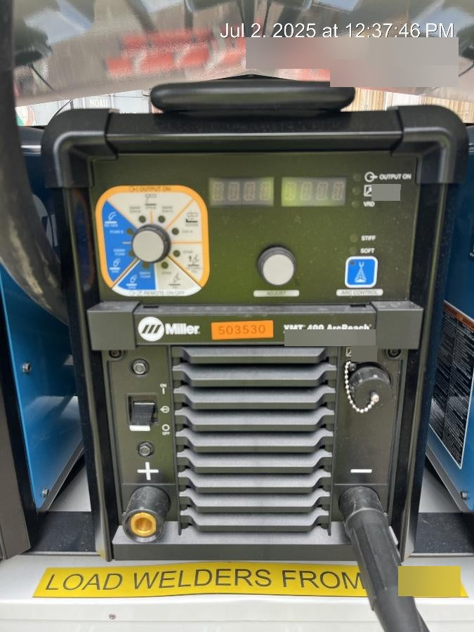 2025 MILLER ELECTRIC XMT 400